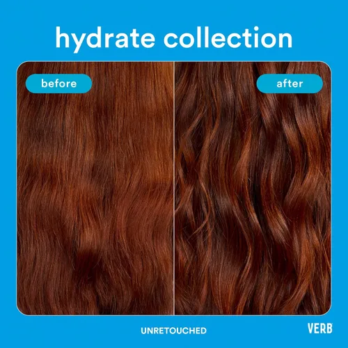 Miniatura 8 de VERB Hydrate Oil - Add Moisture -Increases Shine - Smooth Frizz - Heat Protection for Dry + Frizzy Hair - Amber + Warm Jasmine Scent