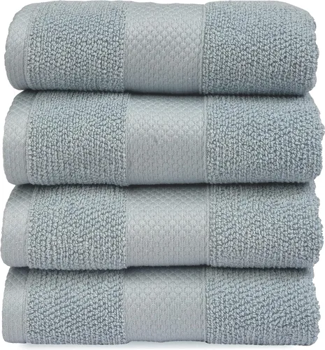 Miniatura 35 de MAURA Juego de toallas de baño de alta calidad, 100 % algodón, de 35 x 70 pulgadas, ultra absorbentes, de secado rápido, suaves, para baño, toallas
