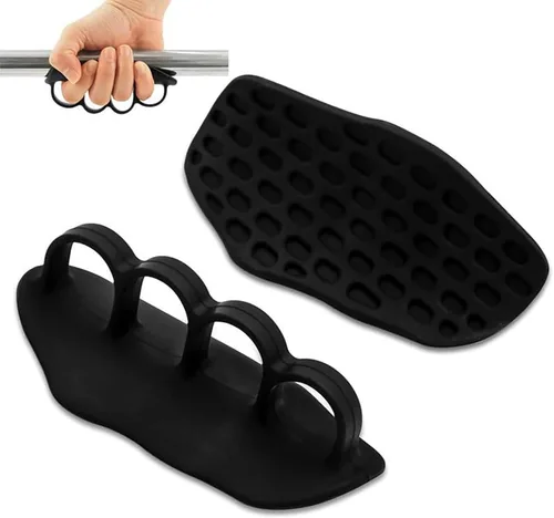 Guantes antideslizantes de fitness para hombres y mujeres: agarre antideslizante de goma para gimnasio, almohadillas ergonómicas antideslizantes de