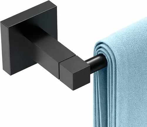 RUACQ Barra de Toallas de 24 Pulgadas, Toalleros para Baño, Soporte de Toallas de Acero Inoxidable 304 Montado en Pared, Barra de Toallas para Baño