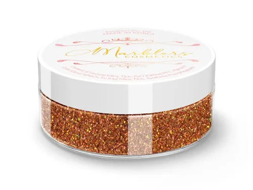 Miniatura 194 de MARBLERS Brillantina de forma gruesa de grado cosmético [estrella] 0.11 onzas (0.11 oz) Escamas No tóxica Vegana Libre de crueldad animal