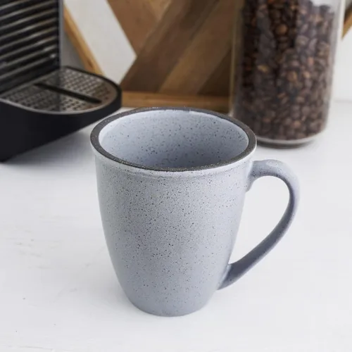 Miniatura 3 de Stone Lain Juego de platos de gres, 4 tazas, Tina - Azul y gris