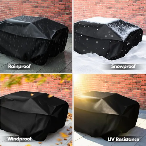 Miniatura 6 de TOHONFOO Funda de auto de juguete para niños, 52 x 26 x 22 pulgadas, resistente al agua, para exteriores, cubierta de protección para ruedas