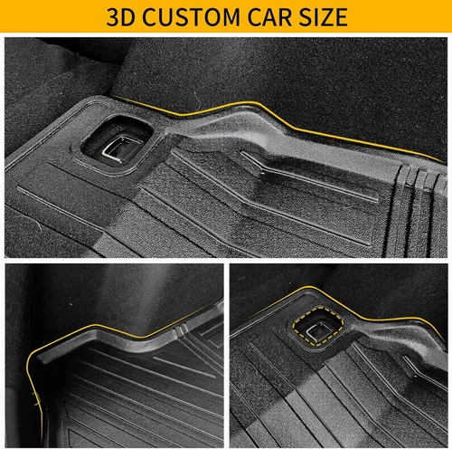 Miniatura 3 de Alfombrilla de carga compatible con Honda Civic Hatchback 2022-2025 2026, forro de carga de elastómero termoplástico, protector de cubierta