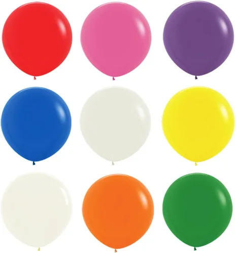 Miniatura 20 de Allydrew Globos de látex de 18 pulgadas (paquete de 10), color negro