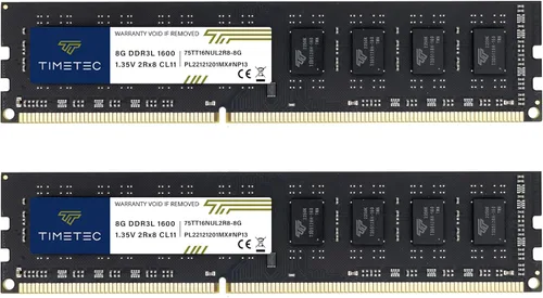 Miniatura 19 de Timetec - Módulo de memoria RAM de 32 GB (4 x 8 GB) DDR3 1600 MHz (DDR3-1600) PC3-12800 (PC3-12800U) no admite memoria ECC sin búfer, 1,5 V, CL11