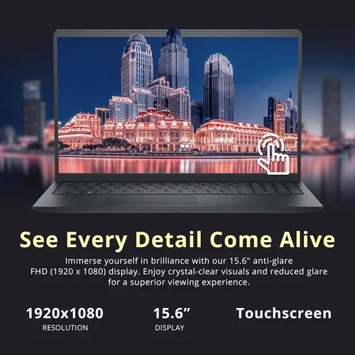Miniatura 3 de Dell Inspiron 15 3520 - Laptop con pantalla táctil FHD de 15.6 pulgadas, Intel i7-1255U, 16 GB de RAM, SSD PCIe de 1 TB, gráficos Intel Iris Xe