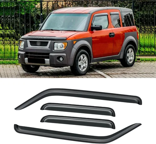 Miniatura 34 de Visera de ventana para Honda Civic 2022-2025, protectores de lluvia de canal exterior, escudos, deflector de ventilación, sombra, viento, humo