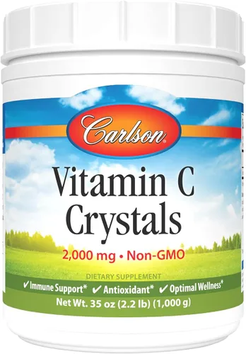 Miniatura 8 de Carlson Labs Cristales de vitamina C sin OMG, 6 onzas