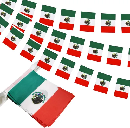 Miniatura 28 de Banderas de cuerda de 100 países, banderines internacionales, banderas del mundo para bares olímpicos, clubes deportivos, decoraciones escolares
