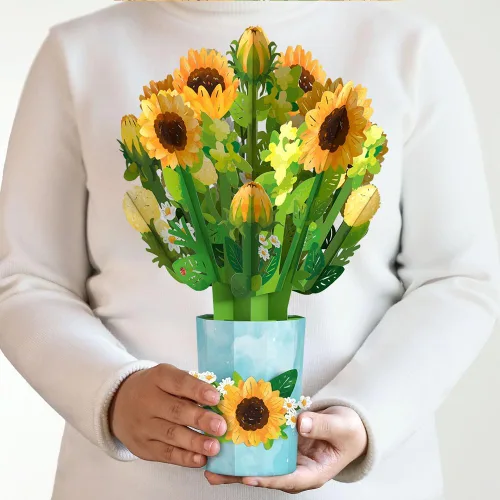 Miniatura 24 de Lovepop Ramo de Flores de Papel Desenfundable de Todos los Días para Ella y Él - Tarjetas de Felicitación 3D para Niños, Niñas, Hombres, Mujeres
