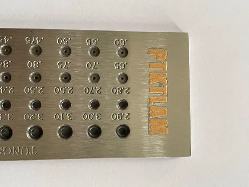 Miniatura 6 de Placa redonda de acero de carburo para joyería para fabricación de alambre de joyería (0.010-0.161 in, 52 agujeros)