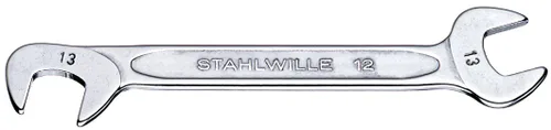 Miniatura 3 de Stahlwille 96400651 Juego de llaves pequeñas de doble extremo abierto ELECTRIC, juego de llaves de 15 piezas en estuche enrollable, posición