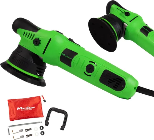 Miniatura 9 de Kit de pulido de doble acción Maxshine M8S V2 Lanzamiento de 8 mm, placa trasera de 5", motor de 1000 W, 6 velocidades Rosca de 5/16" 5" doble