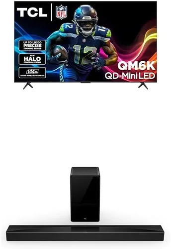 Miniatura 26 de TCL 50 pulgadas QM6K Series QLED 4K Smart QD-Mini LED TV con Google TV (50QM6K, modelo 2025) Nuevo sistema de control de halo, serie de atenuación