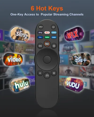 Miniatura 6 de Paquete de 2 controles remotos universales para Vizio Smart TV XRT270 XRT260 XRT140 XRT136 XRT122 D/E/PX/P/M/V/S Series OLED FHD 4K QLED UHD