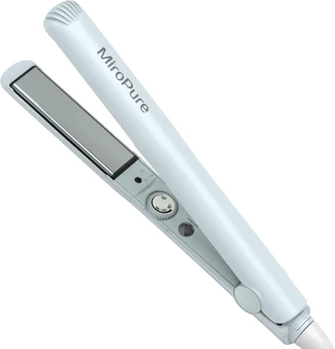 Miniatura 9 de MiroPure Plancha de 1 pulgada, Alisador de pelo con calentamiento rápido de 30S y apagado automático de 60 minutos, Alisador y rizador de pelo 2