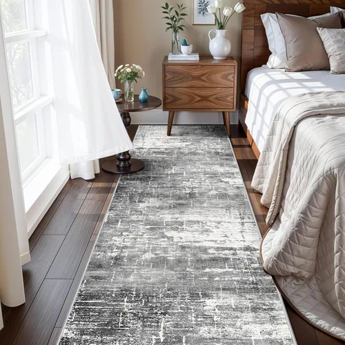 Miniatura 9 de Alfombra lavable para pasillo - 2x7 alfombras de cocina, alfombra para entrada, alfombra vintage, suave, alfombra antideslizante para piso, alfombra