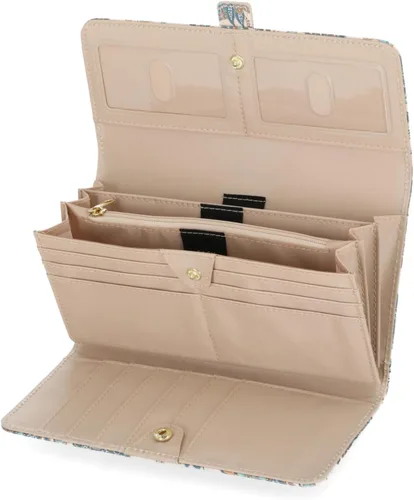 Miniatura 3 de Mundi - Cartera File Master con bloqueo RFID para mujer, con bolsillo para cambio