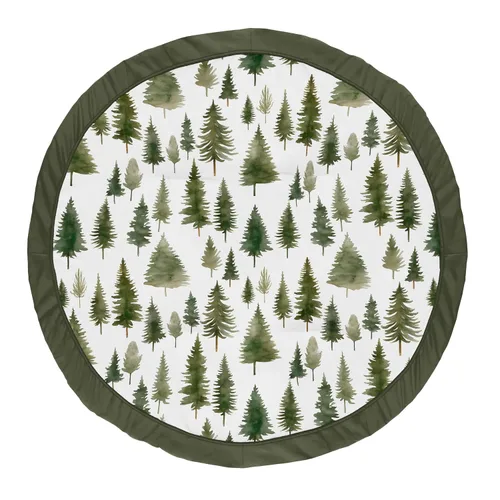 Miniatura 5 de Sweet Jojo Designs Bosque Animales del Bosque Niño Niña Género Neutral Unisex Bebé Play Mat Tiempo Esterilla Actividad Infantil Playmat Playmat