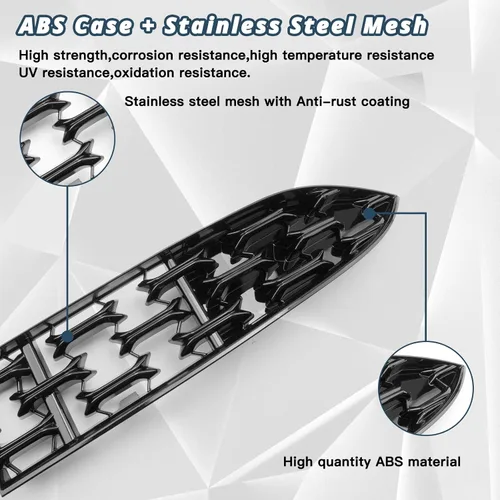 Miniatura 7 de (2 unidades/juegos) CX5 - Insertos de malla para parrilla frontal Mazda CX-5 KF Accesorios ABS Material Protector de rejilla frontal compatible