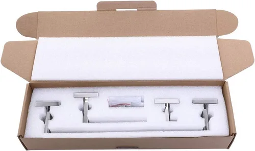 Miniatura 7 de TASTOS Juego de accesorios de baño cromados de 3 piezas, soporte de acero inoxidable de alta calidad, soporte para papel higiénico de 16 pulgadas