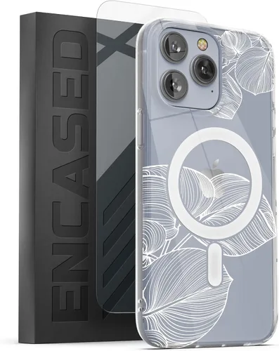 Miniatura 10 de ENCASED Funda magnética diseñada para iPhone 14 PRO con protector de pantalla para mujer, compatible con accesorios MagSafe para teléfono