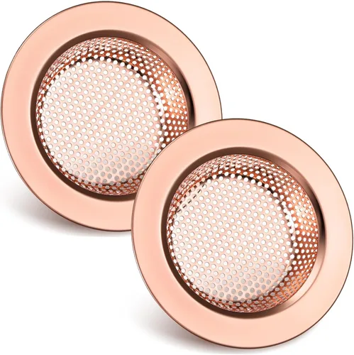 Miniatura 11 de Retisee 2 piezas de colador de fregadero de acero inoxidable para fregadero de cocina, cesta de colador de drenaje, cubierta de malla, colector