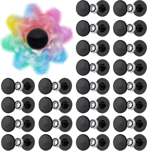 Miniatura 17 de NiArt Juego de Spinner de Dedo Manual DIY Kit de Molde de Resina de Epoxy de Silicona 9 Moldes con 10 Rodamientos, Juego de Juguete de Mano