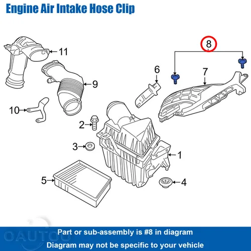 Miniatura 5 de 20 piezas de cubierta de batería y clips de retención de panel lateral de capó LR024316 para Land Rover Defender 90 110, Discovery & Sport, se