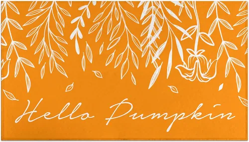 Miniatura 15 de Fall Door Mat Outdoor, Autumn Pumpkin Welcome Mat Fall Decorations Non-Slip Thanksgiving Doormat Low Profile for Home Indoor Outdoor Decor
