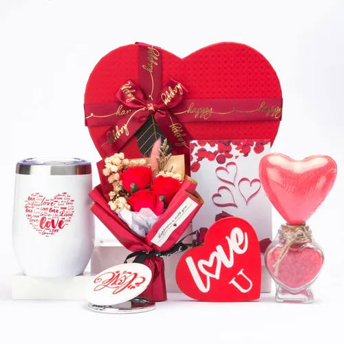 Miniatura 9 de Honxicur Regalo para madre y mujer, regalos de cumpleaños para novia, ideas únicas, caja de cesta de regalo con diseño de rosa con texto en inglés