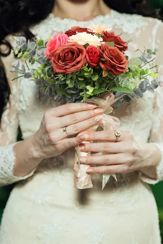 Miniatura 7 de LVEFIT 12 rosas artificiales de seda de color naranja quemado, ramo de rosas de seda de tallo largo para bodas, despedidas de soltera, fiestas