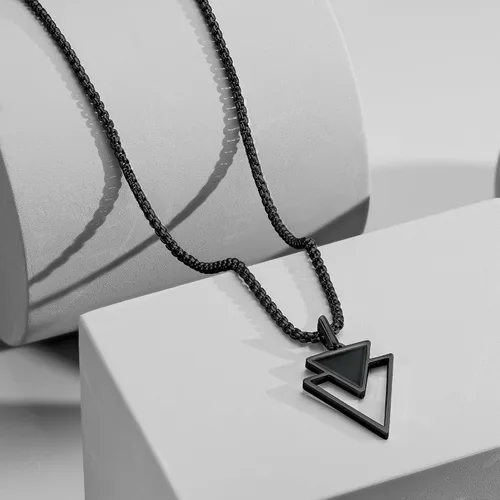 Miniatura 35 de Galis Collar para hombre, collar de cadena de plata de acero inoxidable de alta calidad para hombres, no se deslustra, cadenas para hombres