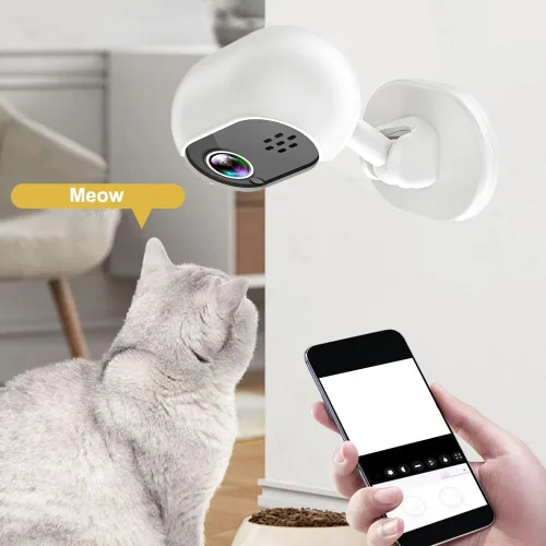 Miniatura 8 de Cámara de intercomunicación de voz IP Wifi 1080P, Cámara interior de acción de seguridad, Dispositivo de visión nocturna Mini vigilancia, 1080P WIFI