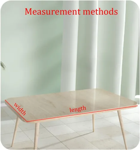 Miniatura 6 de Protector de escritorio transparente de PVC, cubierta de plástico de 1/0.059 in de grosor, impermeable, resistente al aceite, mantel rectangular