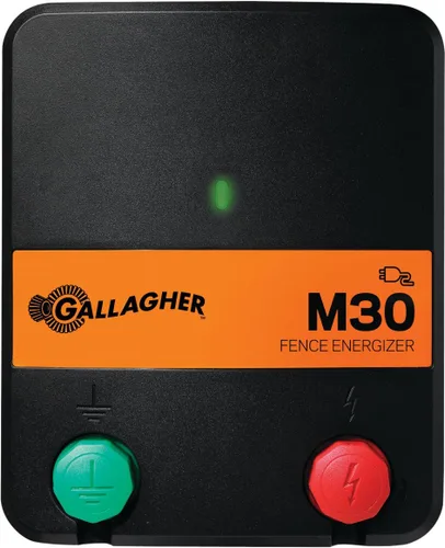 Miniatura 2 de Gallagher Cargador eléctrico M30 para valla 0.3 julios para jardines, mascotas y ganado pequeño Potencia hasta 5 millas limpias o 2 millas