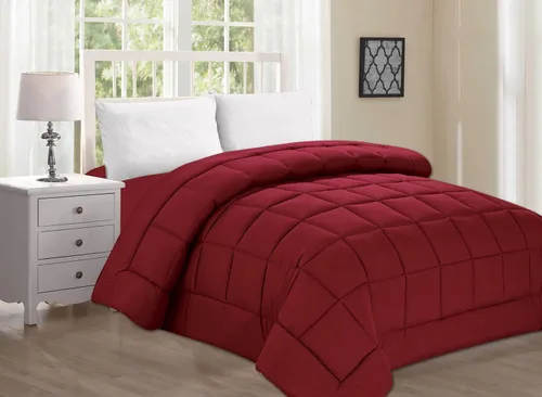 Miniatura 8 de Elegant Comfort Juego de edredón de lujo de 3 piezas, suavidad acogedora para todas las estaciones, juego de edredón ultra afelpado alternativo