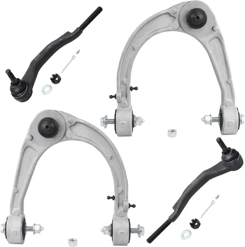 Miniatura 181 de Detroit Axle - Brazos de control superiores traseros para Chrysler 300 Dodge Challenger Charger Magnum, reemplazo del conjunto de brazos de control