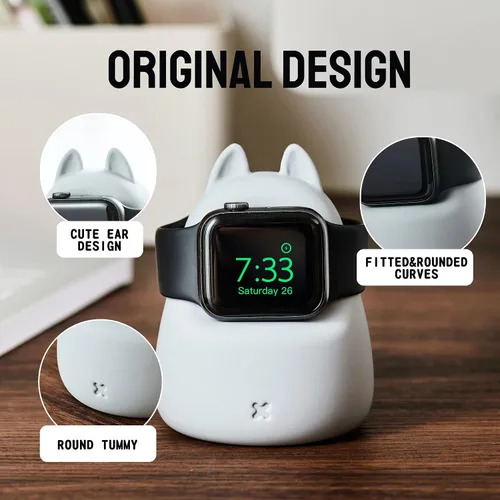 Miniatura 4 de Soporte de carga y exhibición compatible con Apple Watch Series 49/46/45/44/42/41/40/1.496 in, iWatch Ultra2/Ultra/10/9/8/SE2/7/6/SE/5/4/3/2/1