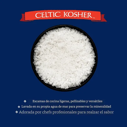 Miniatura 4 de Celtic Sea Salt Kosher - Sal marina sin refinar, de confianza en el chef, cosechada de forma sostenible, certificado GMP, cocina, hornear