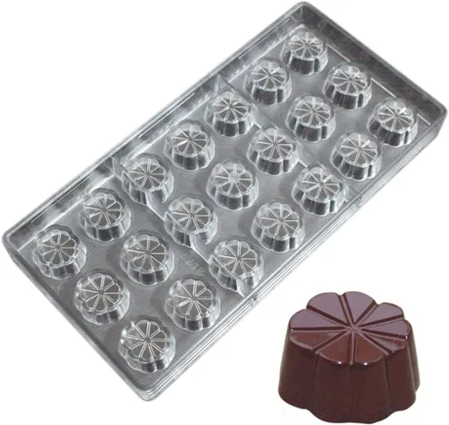 Miniatura 26 de Molde de Policarbonato para Chocolate Molde de Caramelo DIY Plástico Duro Transparente Utensilios de Repostería Herramientas de Pastelería 4
