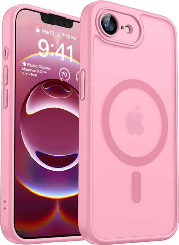 Miniatura 126 de CANSHN Funda magnética compatible con iPhone 17 Pro, mejorada [protección completa de la cámara] [compatible con Magsafe] [mate translúcido] funda