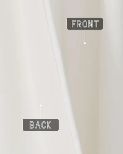 Miniatura 6 de SMILETIME - Cortinas de terciopelo blanco con bolsillo para barra, aisladas térmicamente, suaves, con filtro de luz y privacidad, para dormitorio