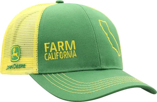 Miniatura 41 de John Deere Gorra de béisbol con logotipo y malla trasera con contraste, para hombre