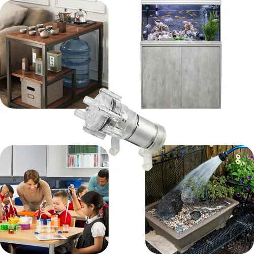 Miniatura 4 de CONQUERALL DC 12V 385 Bomba autocebante de diafragma Accesorios de té resistentes a altas temperaturas para pecera, dispensador de agua