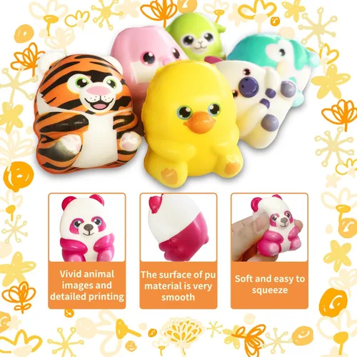 Miniatura 3 de Paquete de 30 recuerdos de fiesta para niños llenos de juguetes esponjosos, juguetes esponjosos jumbo de levantamiento lento, lindos juguetes kawaii