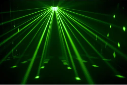 Miniatura 5 de CHAUVET DJ Mini Kinta IRC Compact LED Derby DJ Efecto Luz w/Capacidad Inalámbrica
