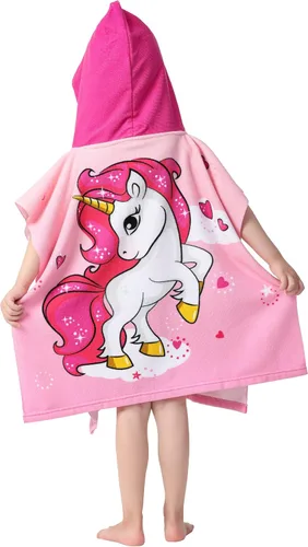 Miniatura 3 de Toalla de playa con capucha de microfibra ligera para niños, niños pequeños, baño / alberca / poncho de natación, encima del traje de baño.