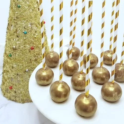 Miniatura 3 de ALINK Pajitas de papel dorado biodegradables a granel, paquete de 100 pajitas metálicas a rayas, ondas, corazones, estrellas, para cumpleaños